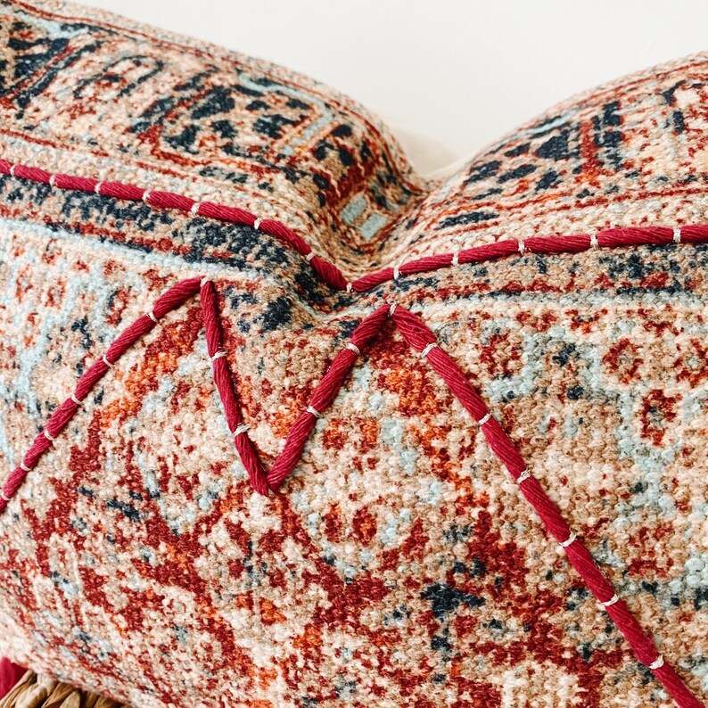 Lumbar Pillow Lumbar Boho Pillow Kilim Pillow Bohemian Etsy