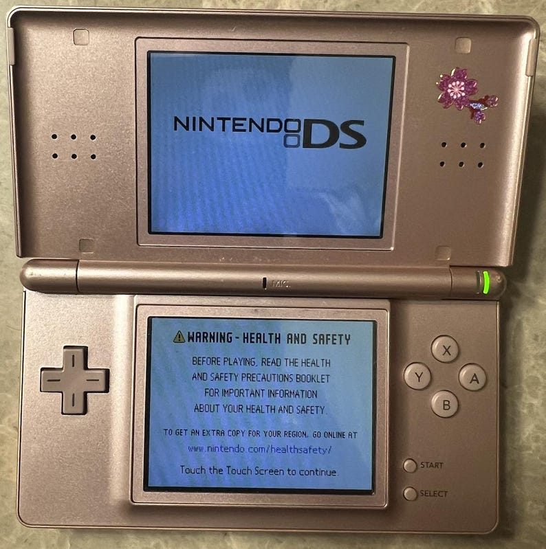 Authentic Original Nintendo DS Lite With Charger. Tested for Function ...
