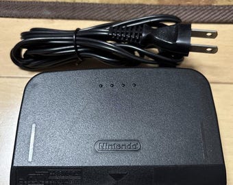 Authentic Official Nintendo 64 Charger - 100% OEM. High Quality Japanese Import. 1990's Original Vintage Hard To Get