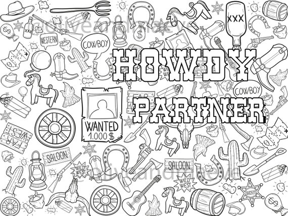Table Sized Coloring Pages
