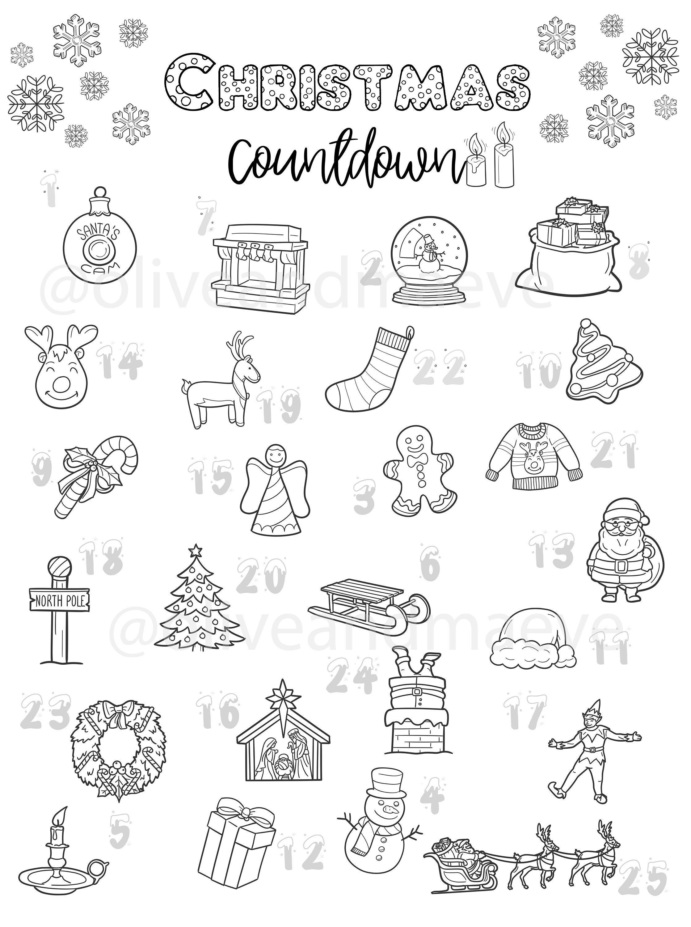 ramadan countdown coloring pages