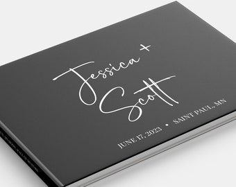 Minimalist Wedding Guest Book | Personalized Polaroid Guestbook | Album for Wedding