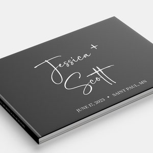 Minimalist Wedding Guest Book | Personalized Polaroid Guestbook | Album for Wedding