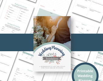 Printable Wedding Planner | Wedding Budget Template | Wedding Vendor Evaluation Forms | Wedding Guest List Template