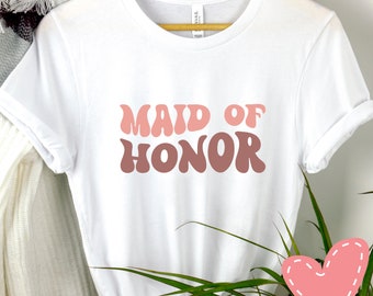 Maid of Honor golvend lettertype SVG voor sublimatieontwerpen