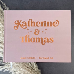 Wedding Guest Book | Personalized Polaroid Guestbook | Album for Wedding