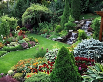 Custom Cold Climate Garden Design - Detailed Plant List & Support - Designed for YOUR Planting Space