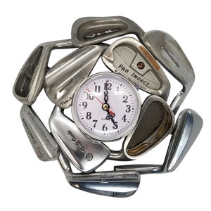 Golf Club Clock - Made from Recycled Golf Irons BEST SELLER!