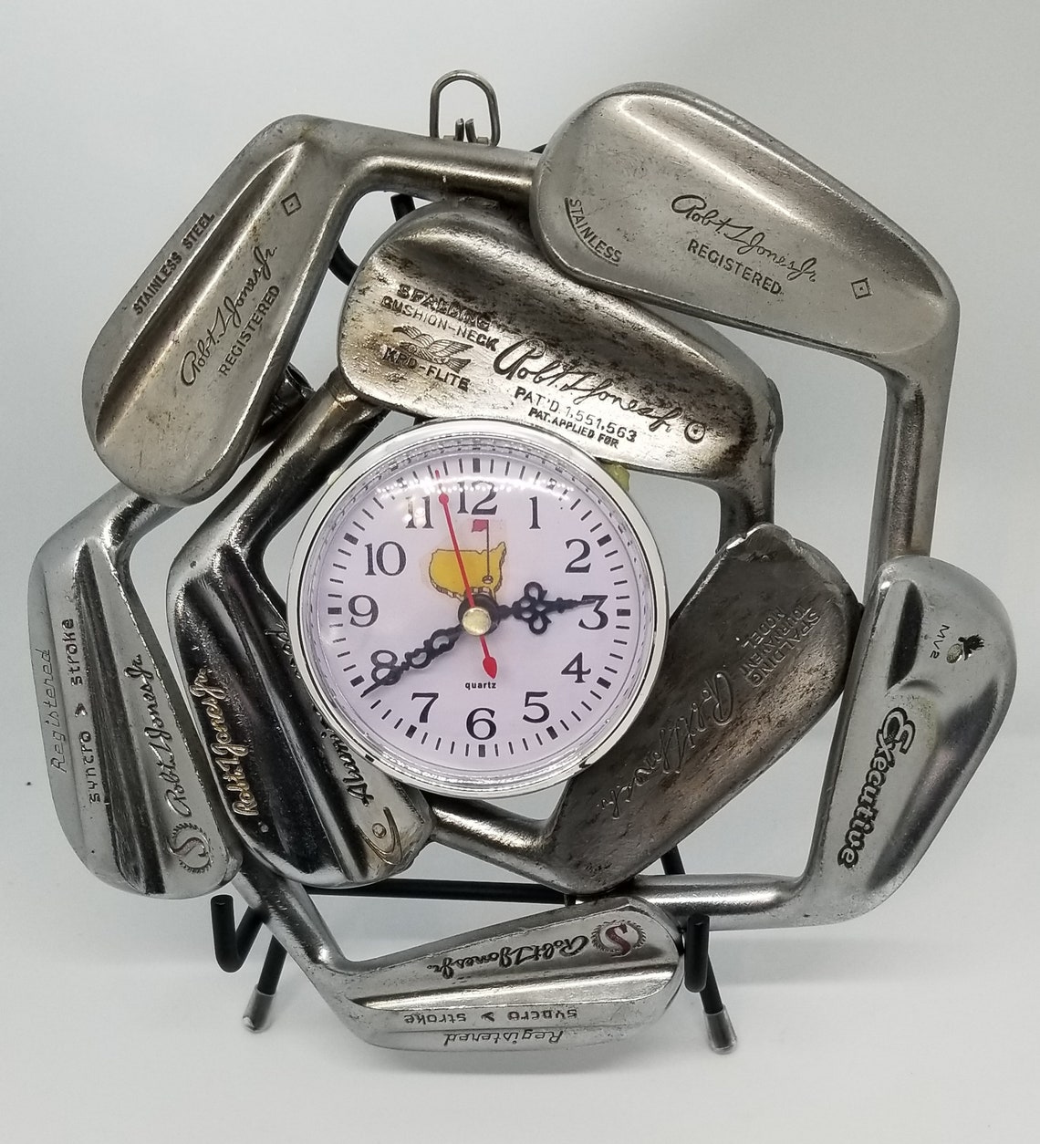 Exclusive Vintage Golf Club Clock Made from all Bobby Jones Etsy