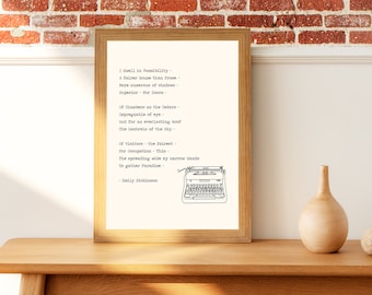 Custom Poem Print, Custom Poem Sign, Wall Art Prints, Unique Gift, Poem Prints, Printed Poems, Personalized Gifts