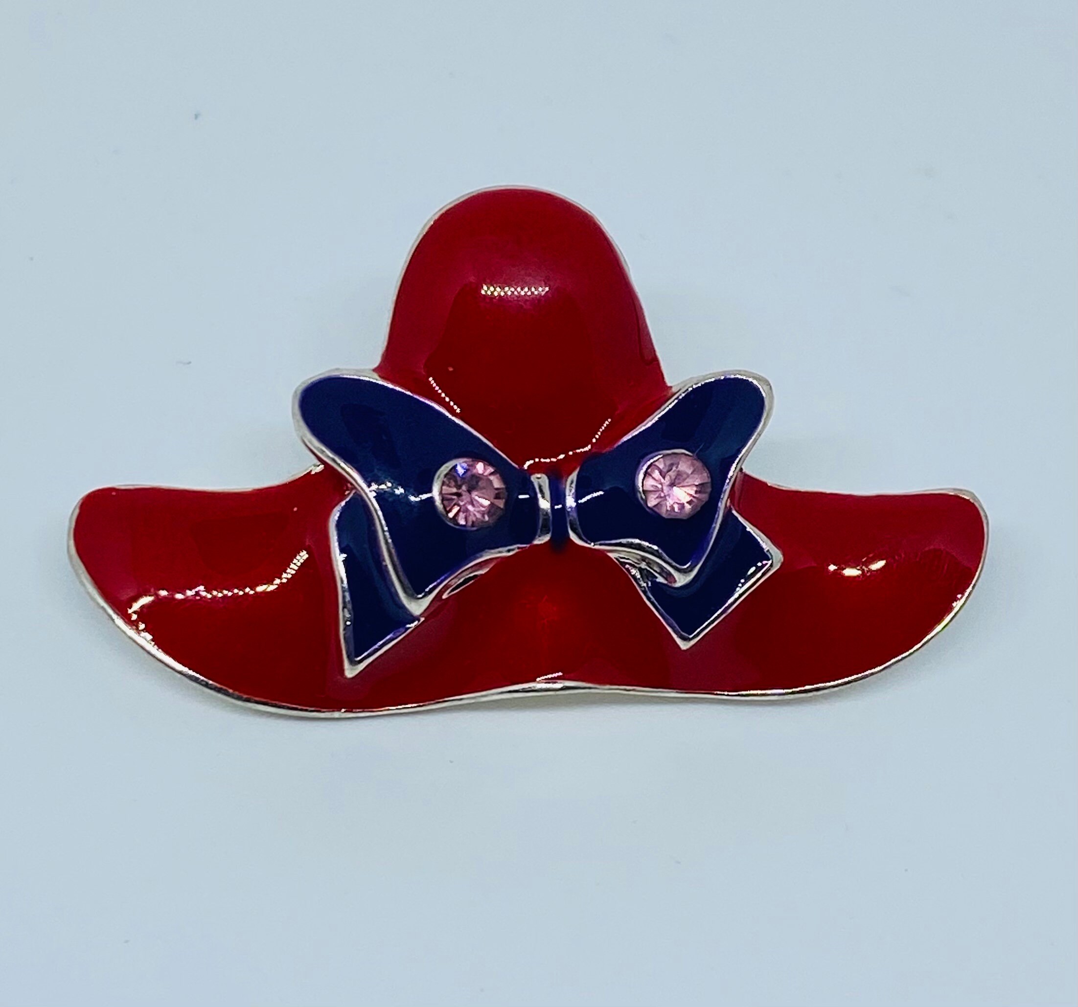 Red Hat Pin/ Brooch Etsy