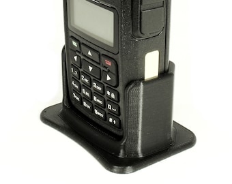 Radioddity GD‑77 Desk Stand – Sturdy Upright Holder for Handheld Transceiver