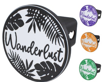 Adventure‑Ready Wanderlust Trailer Hitch Cover