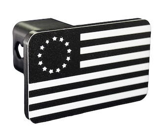 Trailer Hitch Cover – Betsy Ross Style 13‑Star Flag