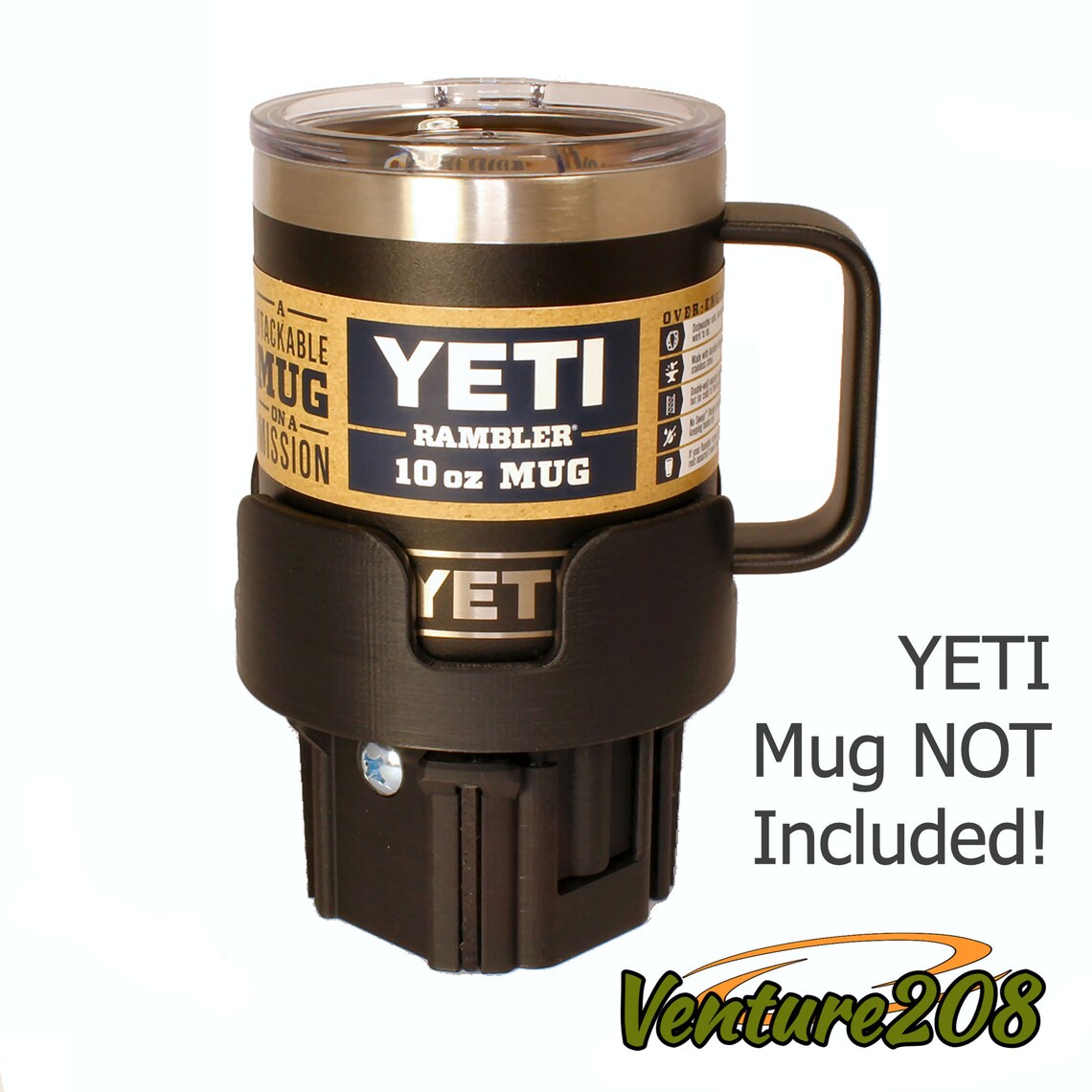 Mug Buddy Cup Holder Adapter System for Yeti Rambler 10 oz Etsy