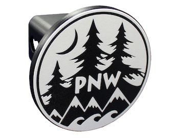 Pacific Northwest PNW Pride Trailer Hitch Cover - UV-Resistant