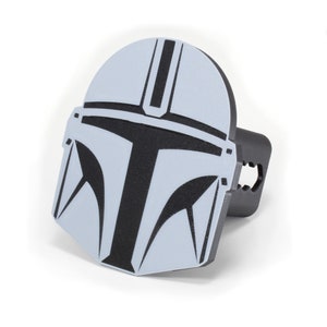 Mandalorian Helmet Inspired Trailer Hitch Cover (Fits 2" or 1.25" Receivers) "This is the way" 201124