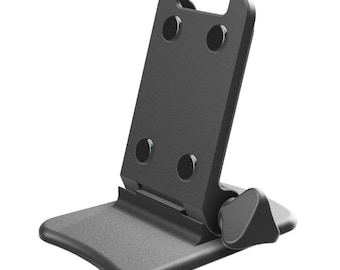 Radio Buddy Pro - Adjustable Handheld HT Docking Station – Rugged Finish, Cable‑Management Base