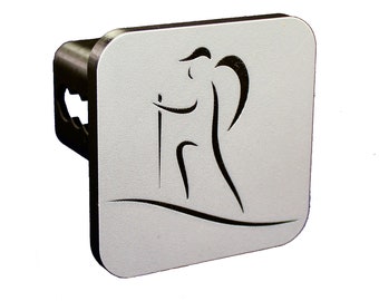 Hiking Backpacking Trailer Hitch Cover – Outdoor Trail Icon