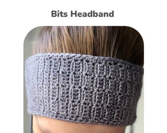 Crochet Pattern: Bits Headband, PDF