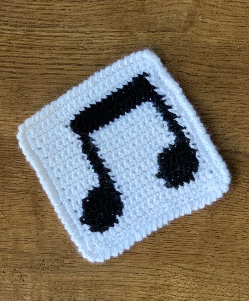 Crochet Pattern: Noteworthy Coasters, PDF image 4