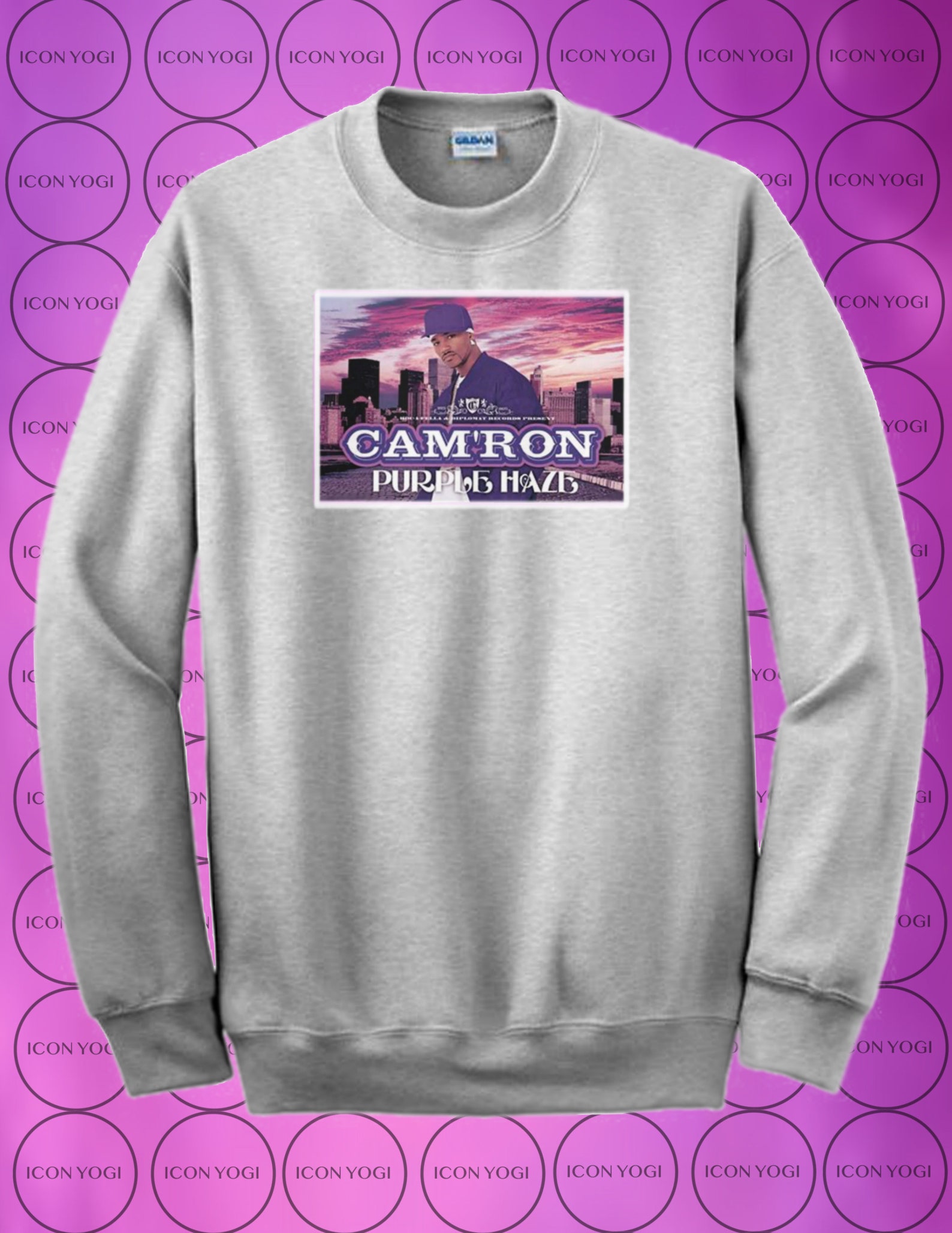 Cam'ron sweater Purlpe haze sweater rap sweater hip | Etsy