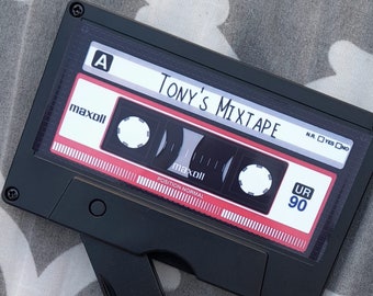 USB Cassette Tape Mix Tape Personalised Personalized Gift Perfect for Birthdays, Favors, Favours, Mother's Day,Father's Day, Music DJ Fan