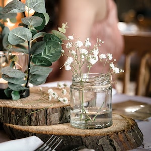 117 x Wedding Jars With Twine Spool Perfect for Flowers, Candles or Lights. Small Jars Centrepiece Fairytale Rustic Boho Wedding Candles Jar