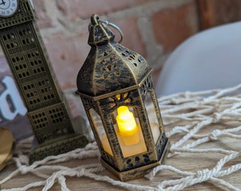 Fairy Lantern Small Perfect for Peter Pan Neverland Tinkerbell Fans Weddings Centerpiece Homeware LED Battery Candle for Hanging Fairytale