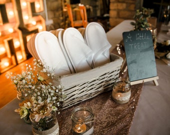 white slippers for wedding guests