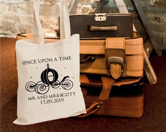 Spersonalizowana torba z bajkową sylwetką, upominek ślubny