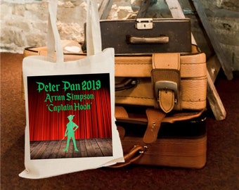 Pantomime Thank You Gift Tote Bags Beauty and Beast,Peter Pan,Dick Whittington,Aladdin,Rapunzel,Jack and the Beanstalk,Snow White Present