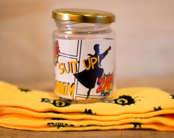 Superhero Wedding Socks Gift Jar, Groomsmen Proposal