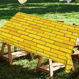 Wizard of Oz Yellow Brick Road Polyester Table Cover