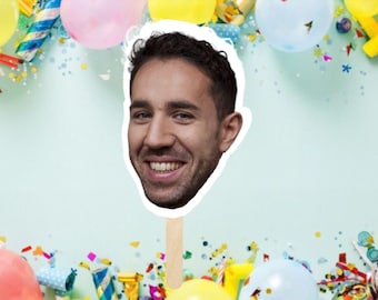 Benutzerdefinierte Gesichtsmaske, personalisierte Fotorequisite, Geburtstagsparty
