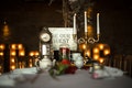 Gold Candelabra Centerpiece - Beauty and the Beast Wedding Theme