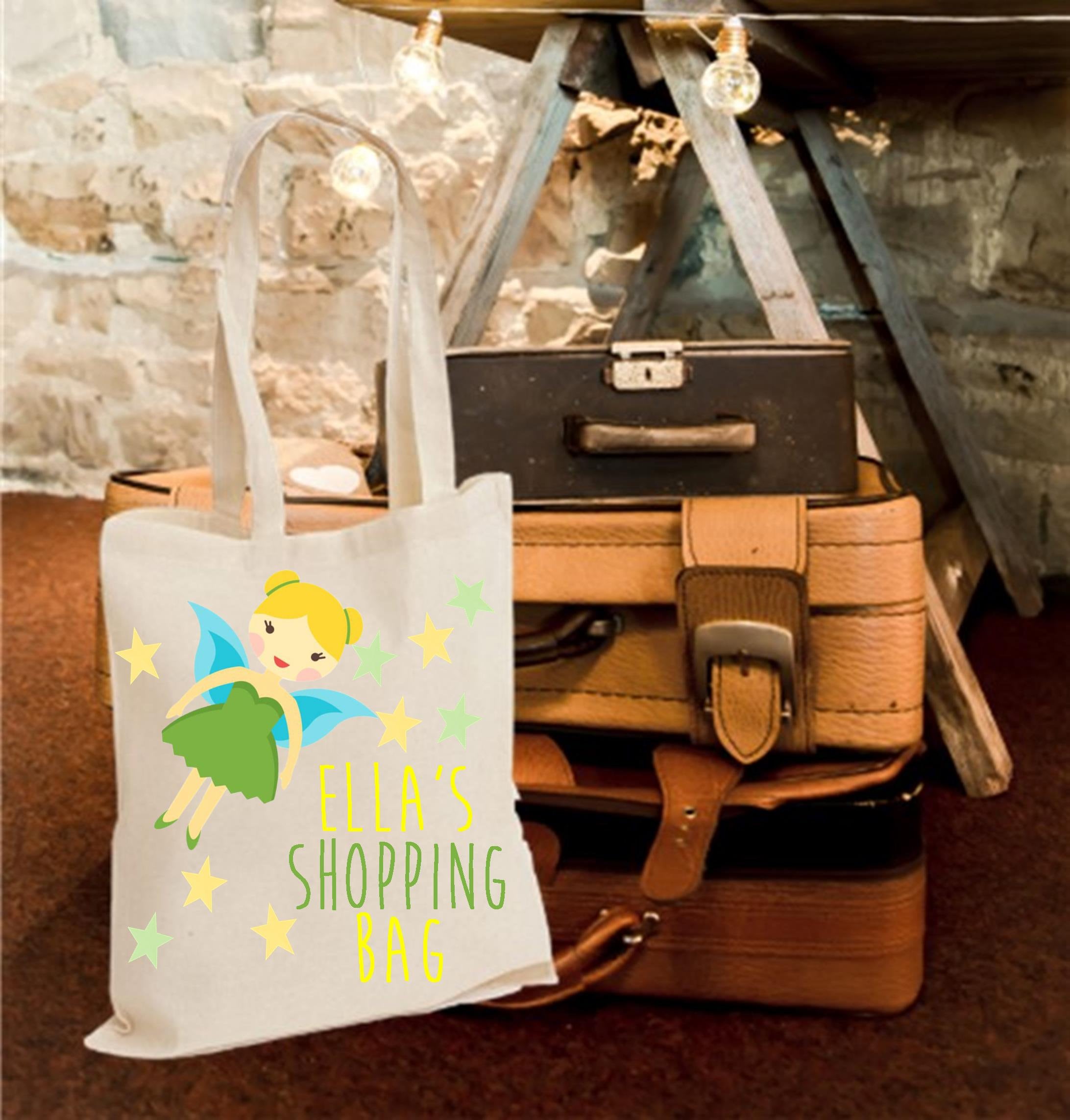 Sac fourre-tout de conte de fées La belle et la bête, Peter Pan, Alice, la  petite sirène, Aladdin, la fée clochette personnalisé cadeau personnalisé