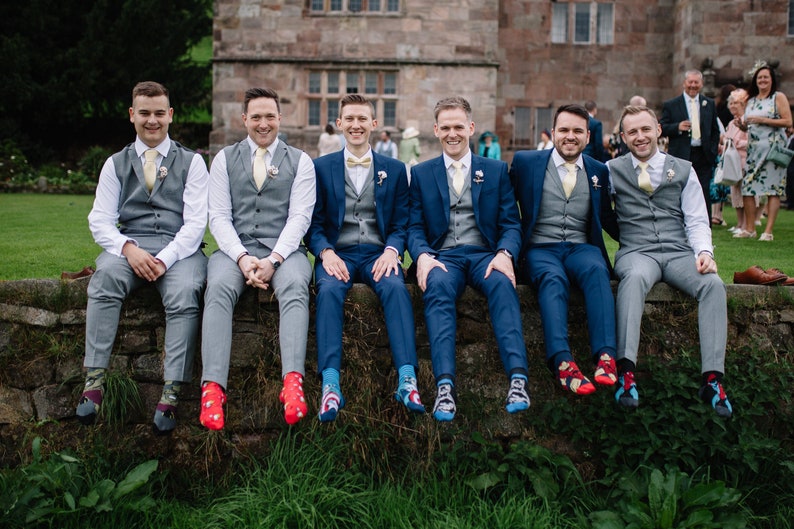 Creative Superhero Groomsmen Gift Idea, Superhero Wedding Socks