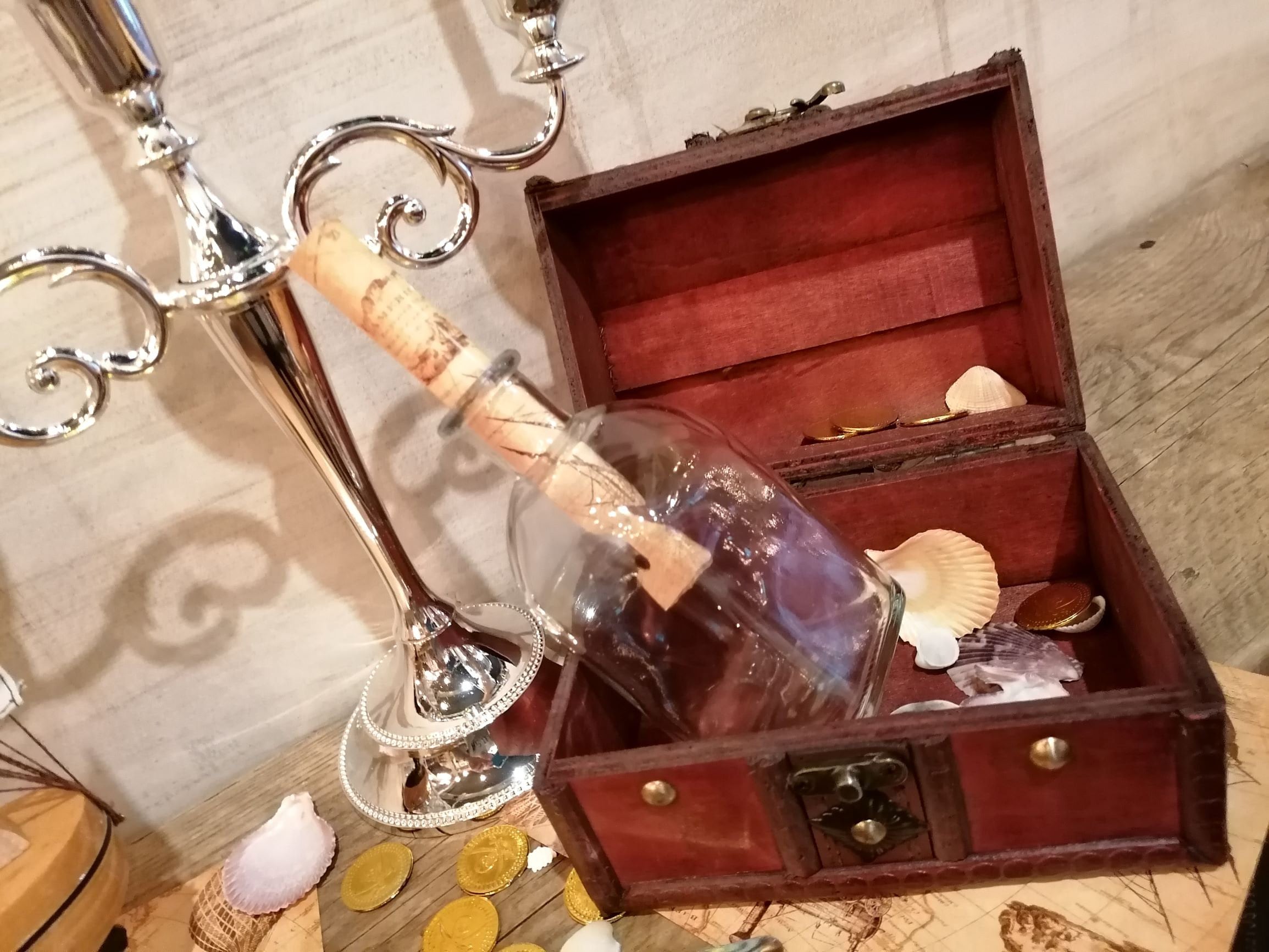 Little Mermaid Silver Candelabra With Knife Fork Spoon Etsy