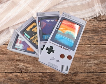 Retro Gaming Socken für Herren | Konsolen Controller Design | Neuheit Unisex Socken Geschenk | Casual & Party Wear, Videospiel-Thema