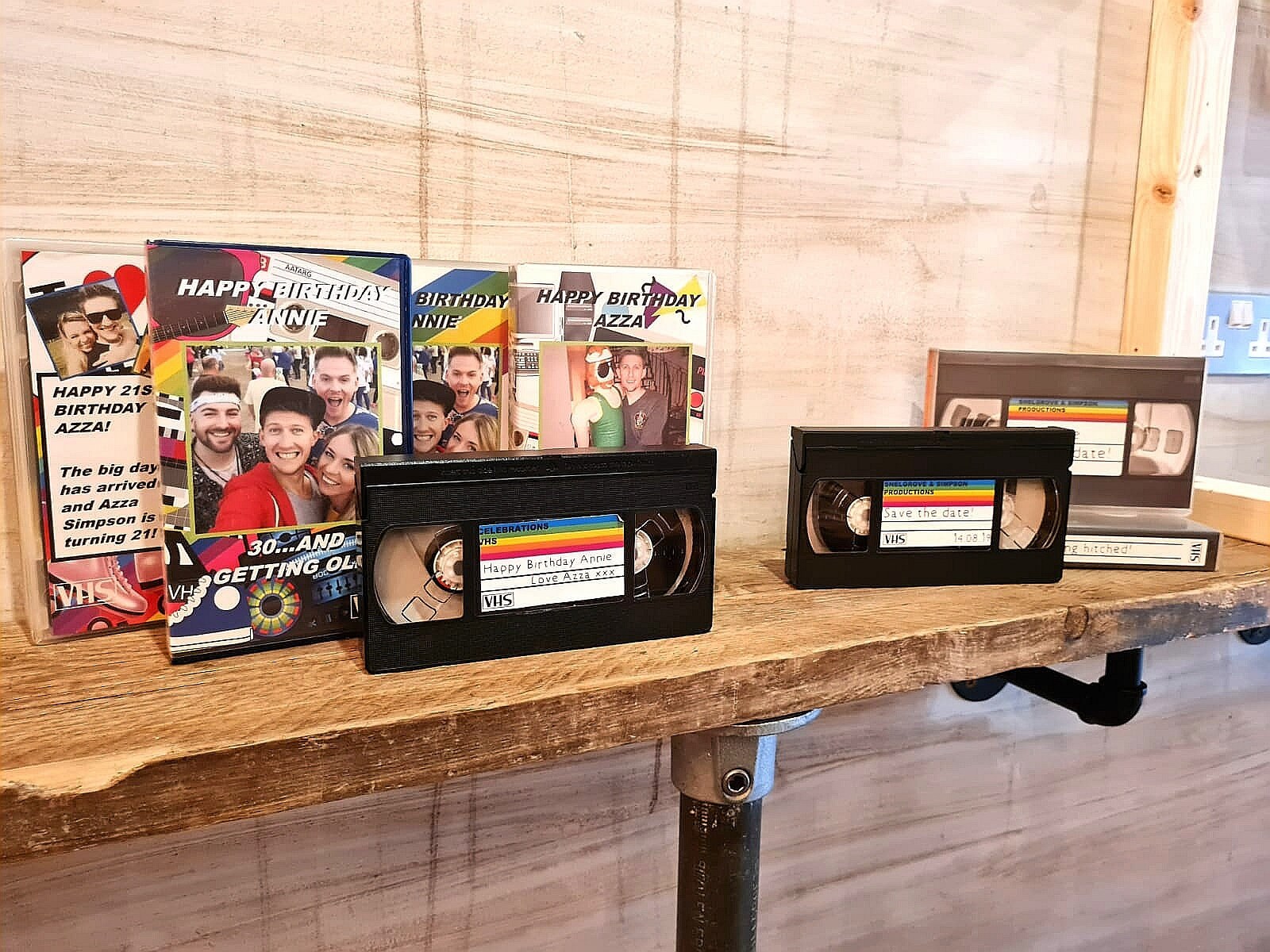 VHS Video Tape Card Alternative. Birthday Wedding Save the - Etsy Finland