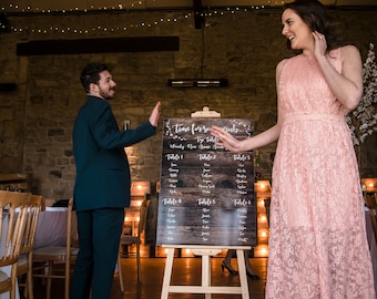 Caballete de madera para bodas, soporte de exhibición ajustable de 1,5 m