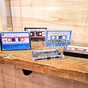 Cassette Tape Mix Tape Personalised Personalized Gift Perfect for Birthdays, Favors, Favours, Mother&#39;s Day,Father&#39;s Day, Music DJ Fan