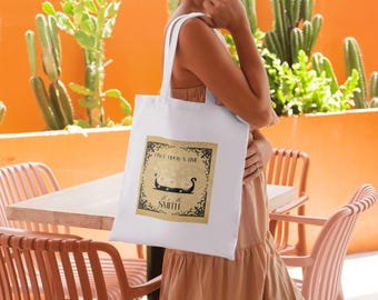 Personalized Rapunzel Fairytale Cotton Tote Bag - Wedding, Hen Do Gift