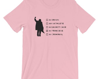 The Breakfast Club Princess camiseta unisex de manga corta