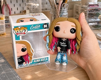Statuetta Funko Pop personalizzata - Pop personalizzato, scatola Funko - Realizzata a mano a partire da foto