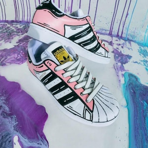 Custom Paint Adidas - Etsy Canada