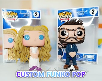 Funko POP WEDDING / COUPLE Personalized + Funko Boxes, 100% handmade from photos. Get your own Personalized Funko Pop