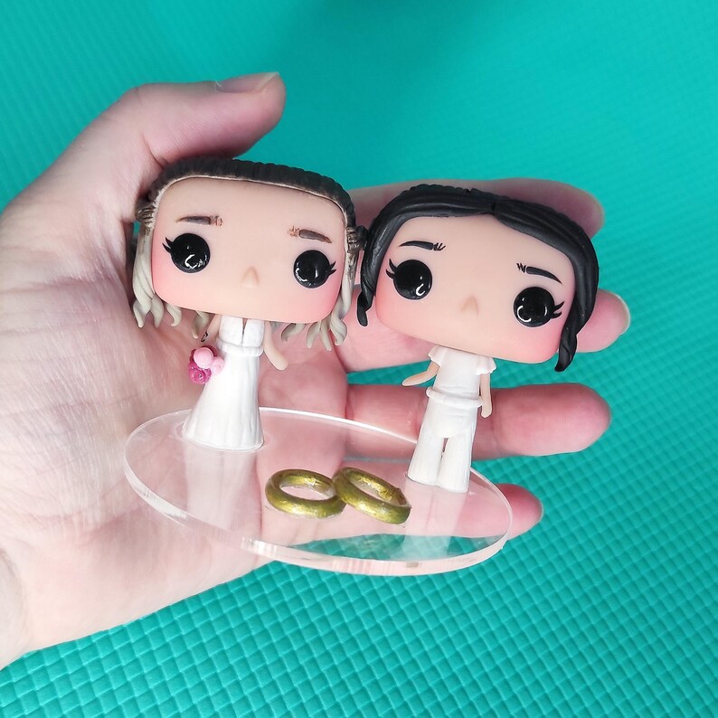 Personalized POP, 100% handmade with polymer clay (no creation limits) - Christmas, Birthday Gift - Personalized Box image 9