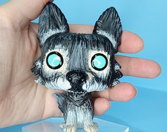 Personalized POP Pet, 100% handmade with polymer clay (no creation limits) - Dog, cat, reptile and much more - Custom Box